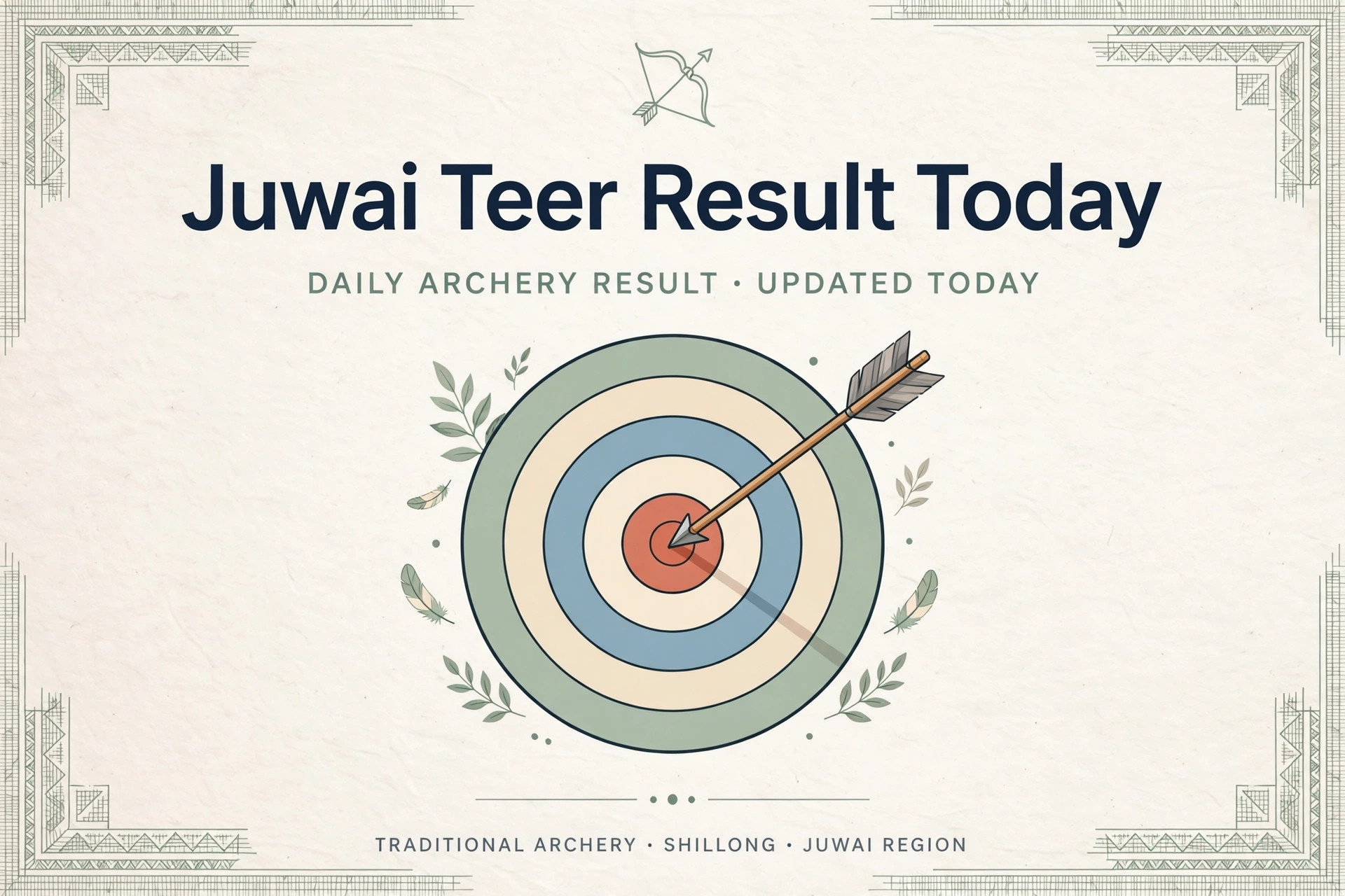 Juwai teer result today with first round and second round timing details