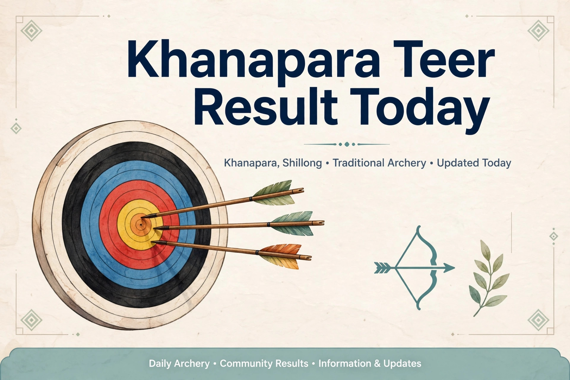 Khanapara teer result today with first round and second round updates