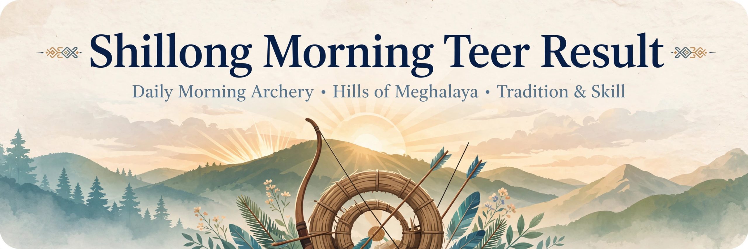 Shillong Morning Teer result guide with first round and second round explained