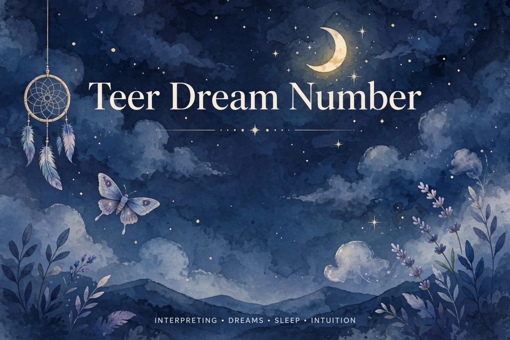Teer Dream Number - Folk Tradition Explained