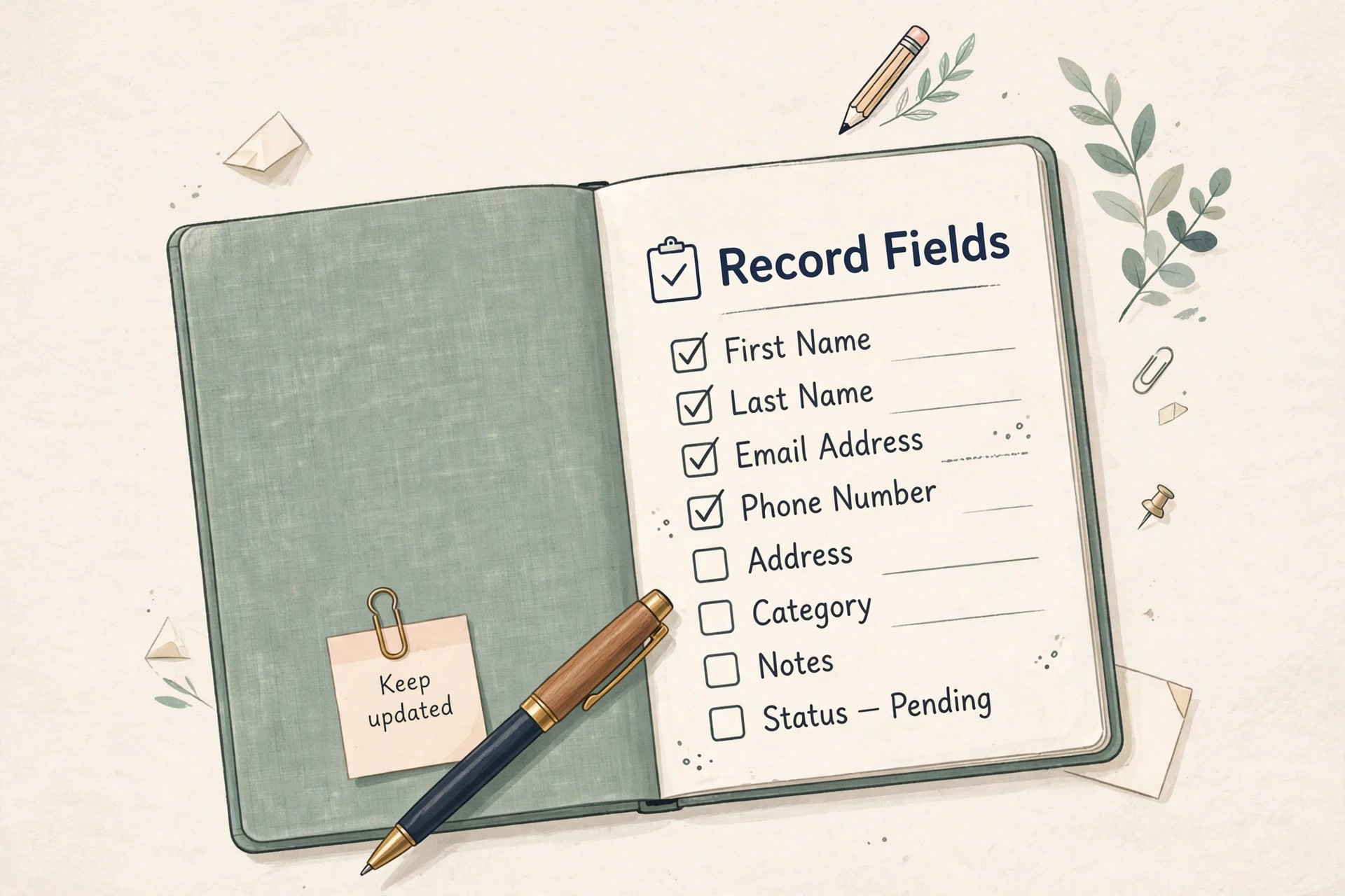 Best practices for keeping personal teer result records