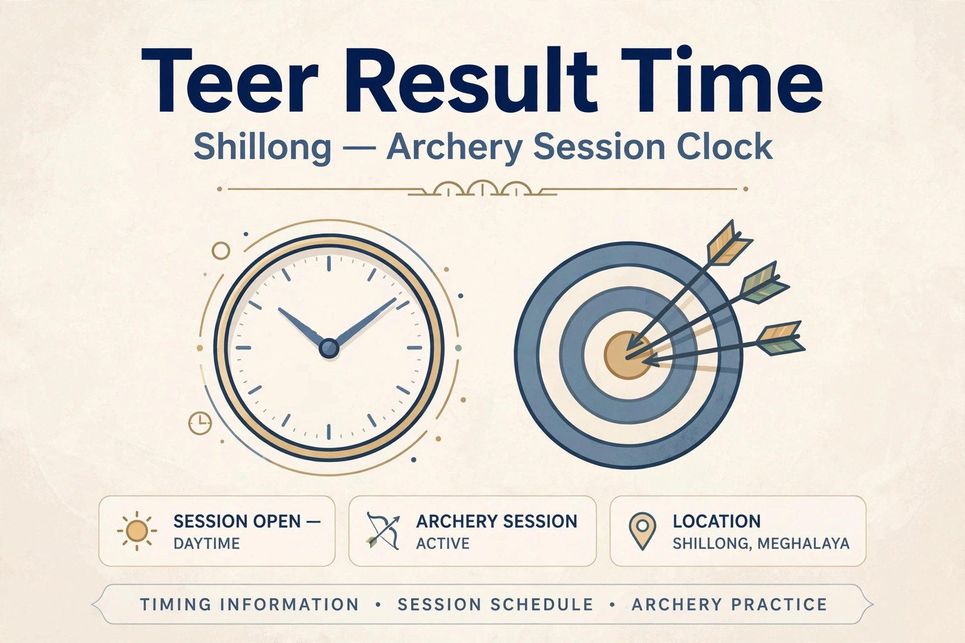Teer result time guide showing Shillong morning afternoon and night session timings