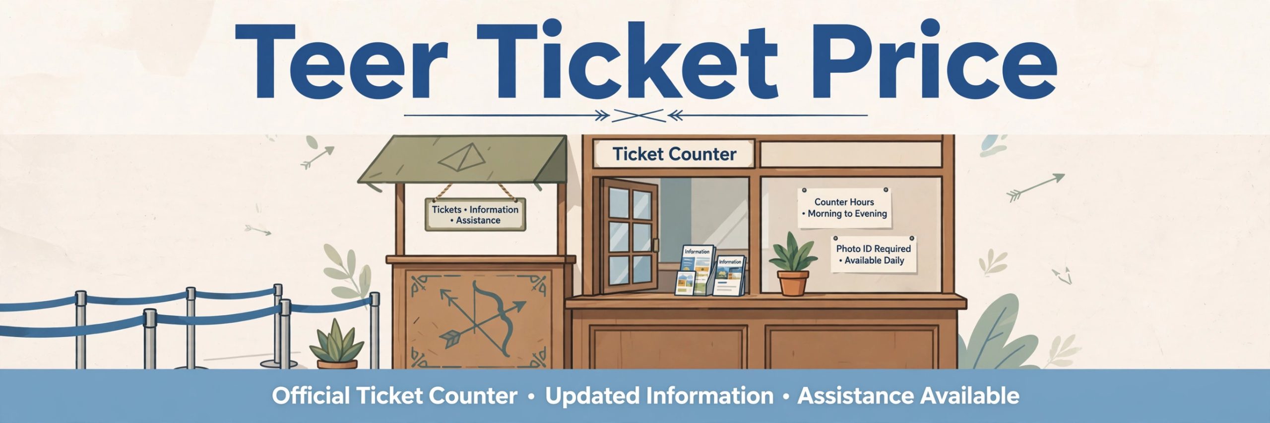 Teer ticket price guide for buying tickets at licensed counters