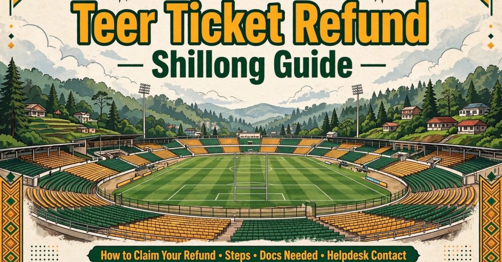Shillong teer ticket refund ground guide title card